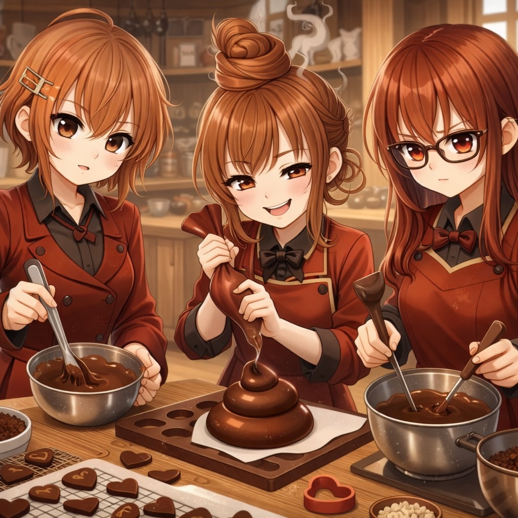 チョコレート作り?