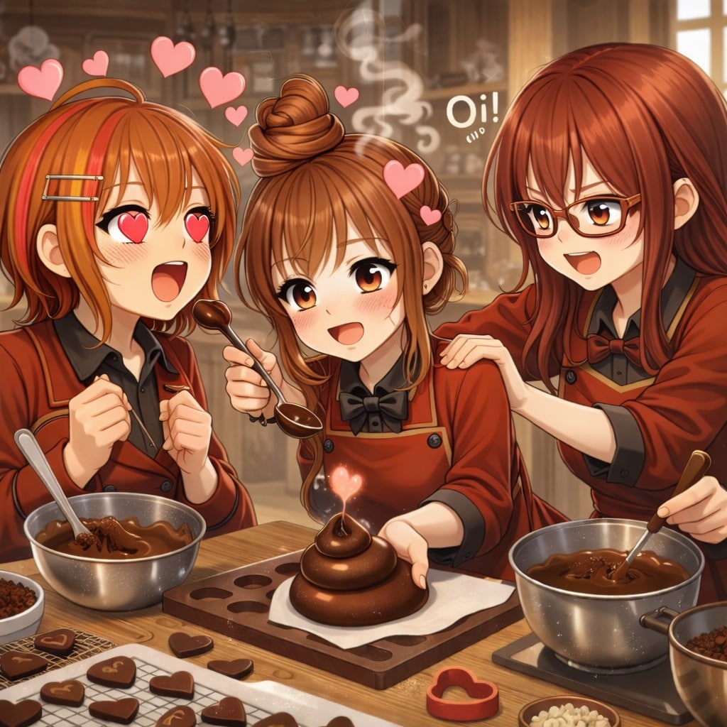 チョコレート作り?