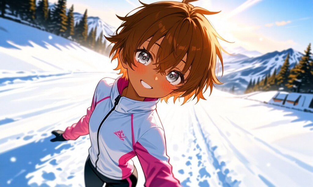 凛ちゃんとゲレンデデート