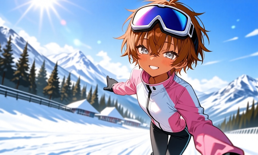 凛ちゃんとゲレンデデート