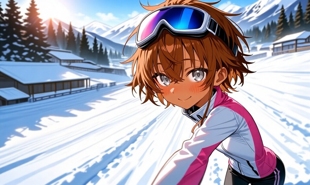 凛ちゃんとゲレンデデート