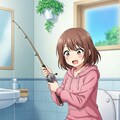 トイレで釣りをする 3枚目