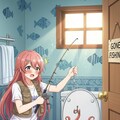 トイレで釣りをする 9枚目