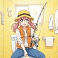 トイレで釣りをする 4枚目