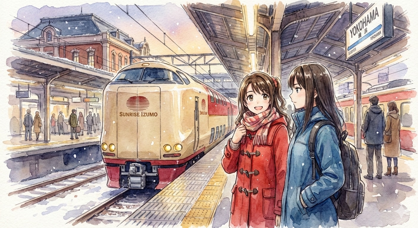 電車待ち | の人気AIイラスト・グラビア