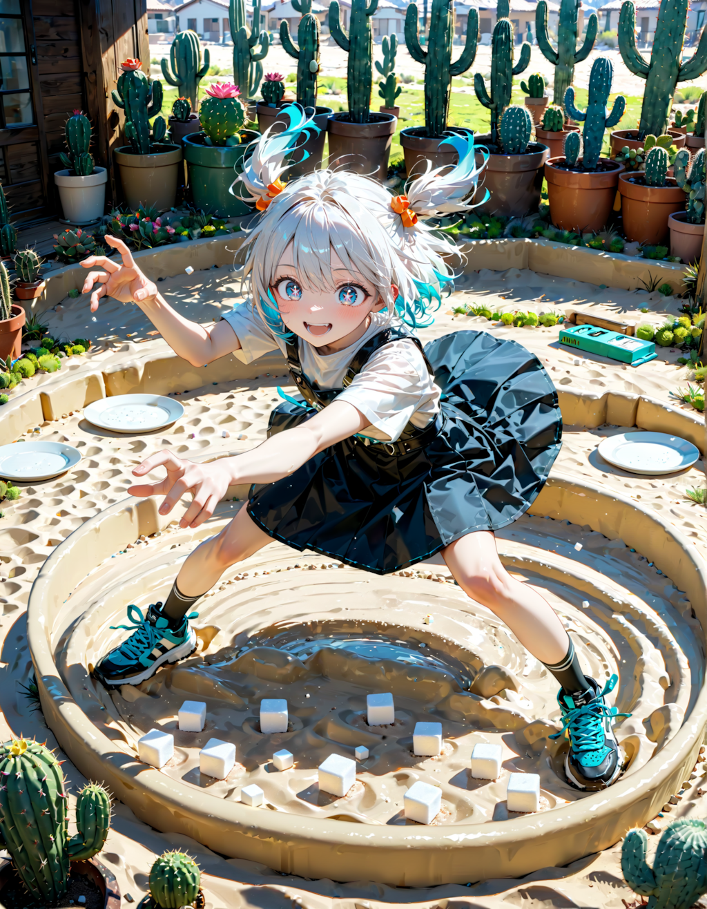 今日はサボテンの日。砂糖の日。安全安心砂場の日