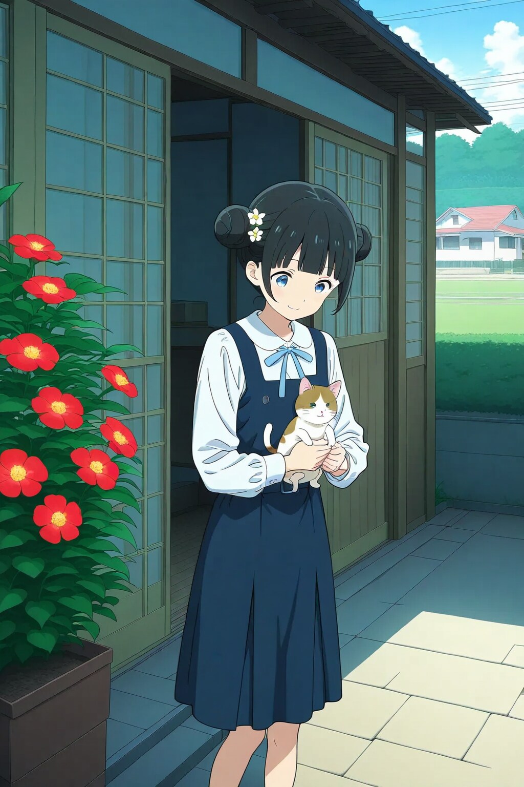 猫🐈と遊びに出かけるおだんごちゃん🍡✨