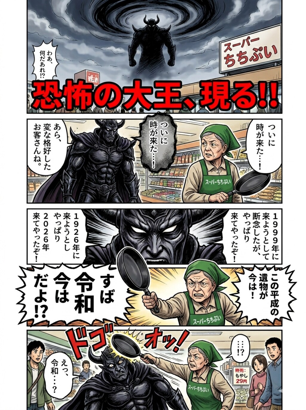 恐怖の大王の対処法