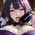 紫の子（横ver） 2枚目