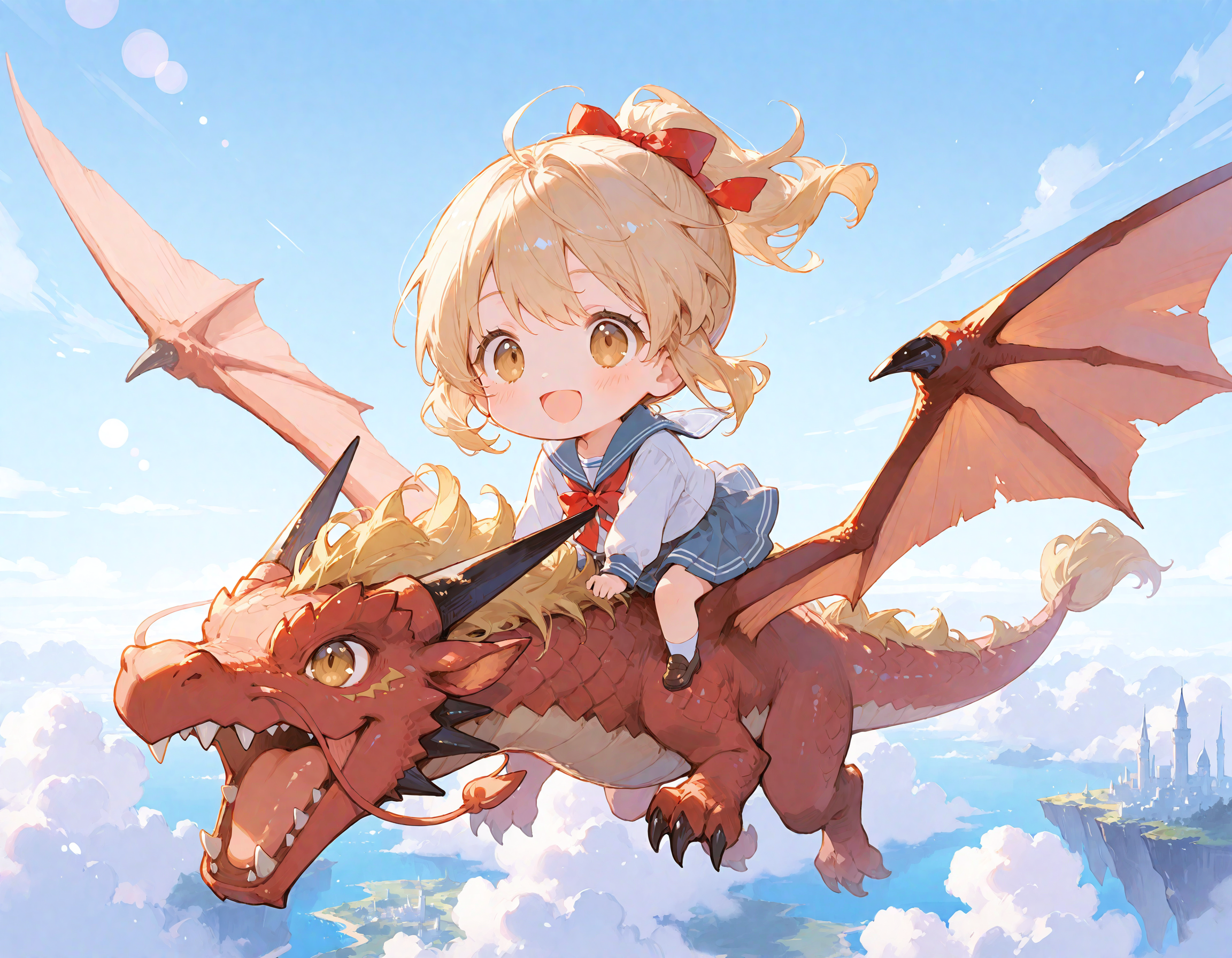 ちび金ポニテちゃんの冒険その16 | の人気AIイラスト・グラビア