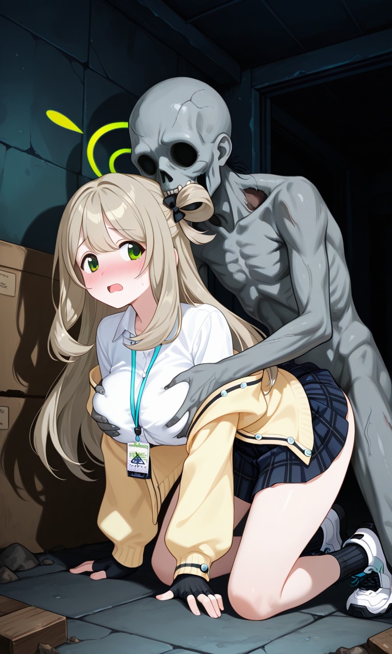 ゾンビに襲われるノノミ