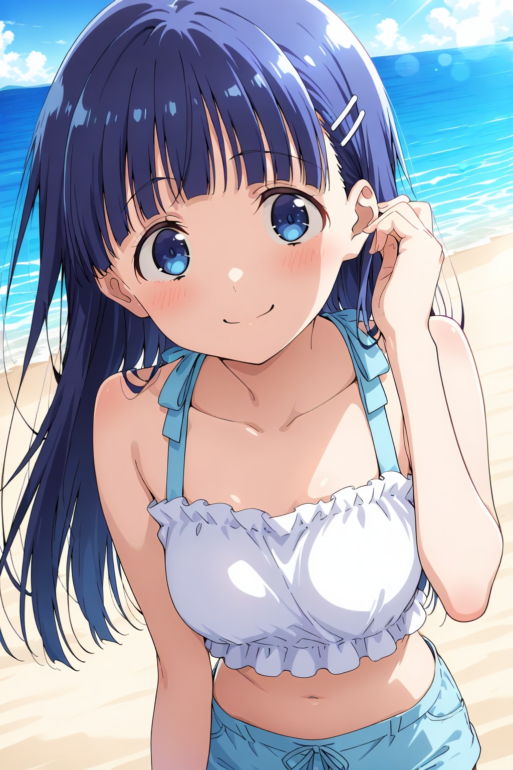チサちゃんの可愛いへそ出しコーデ