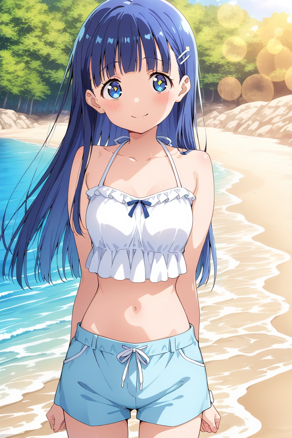 チサちゃんの可愛いへそ出しコーデ