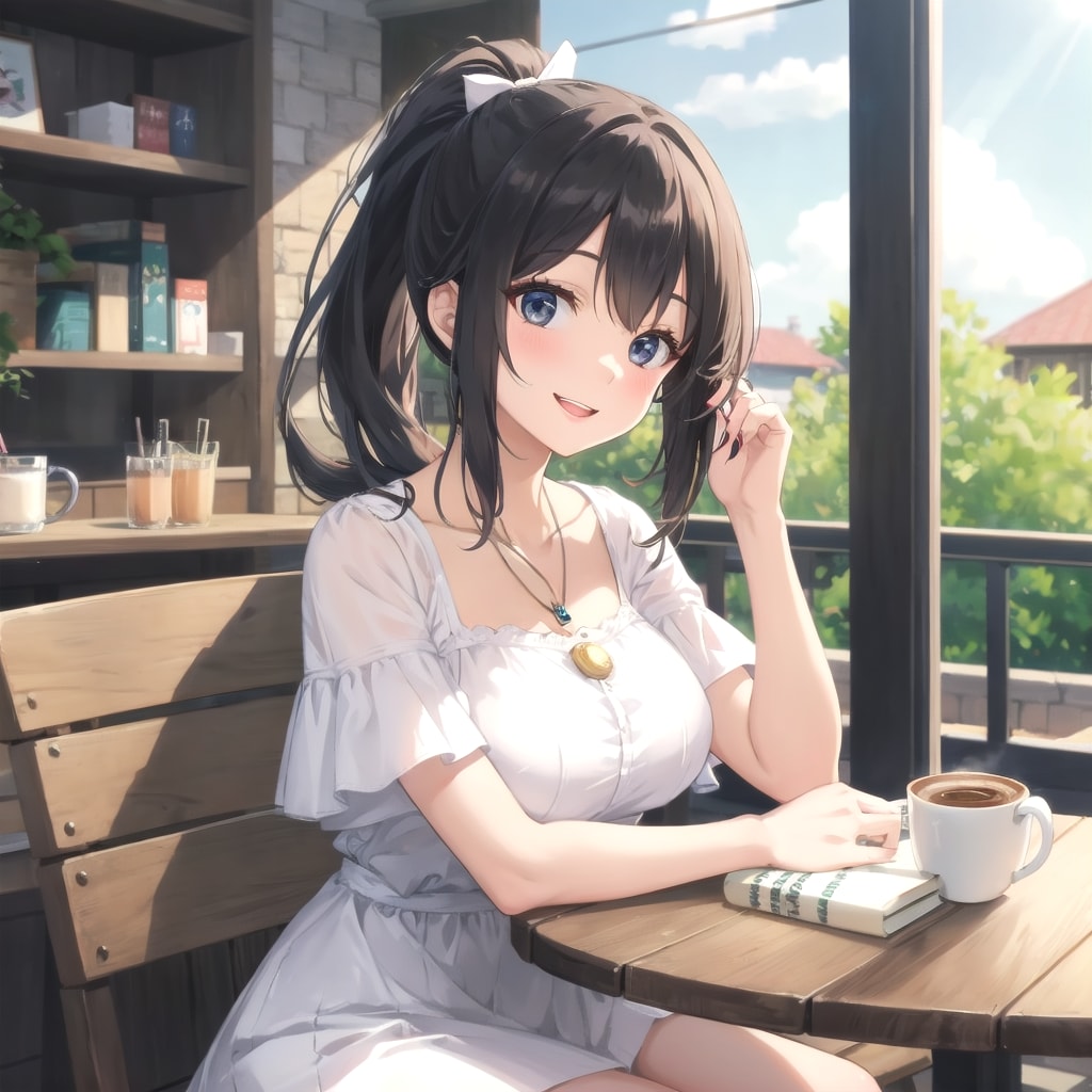 カフェで一休み