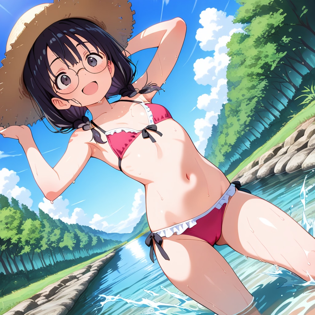 丸子・川遊び
