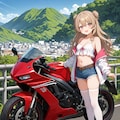 おバイクでツーリング中のさとみん #2 7枚目