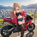 おバイクでツーリング中のさとみん #2 2枚目