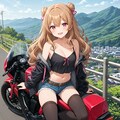 おバイクでツーリング中のさとみん #2 11枚目