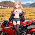 おバイクでツーリング中のさとみん #2 3枚目