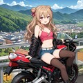 おバイクでツーリング中のさとみん #2 12枚目