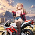 おバイクでツーリング中のさとみん #2 4枚目