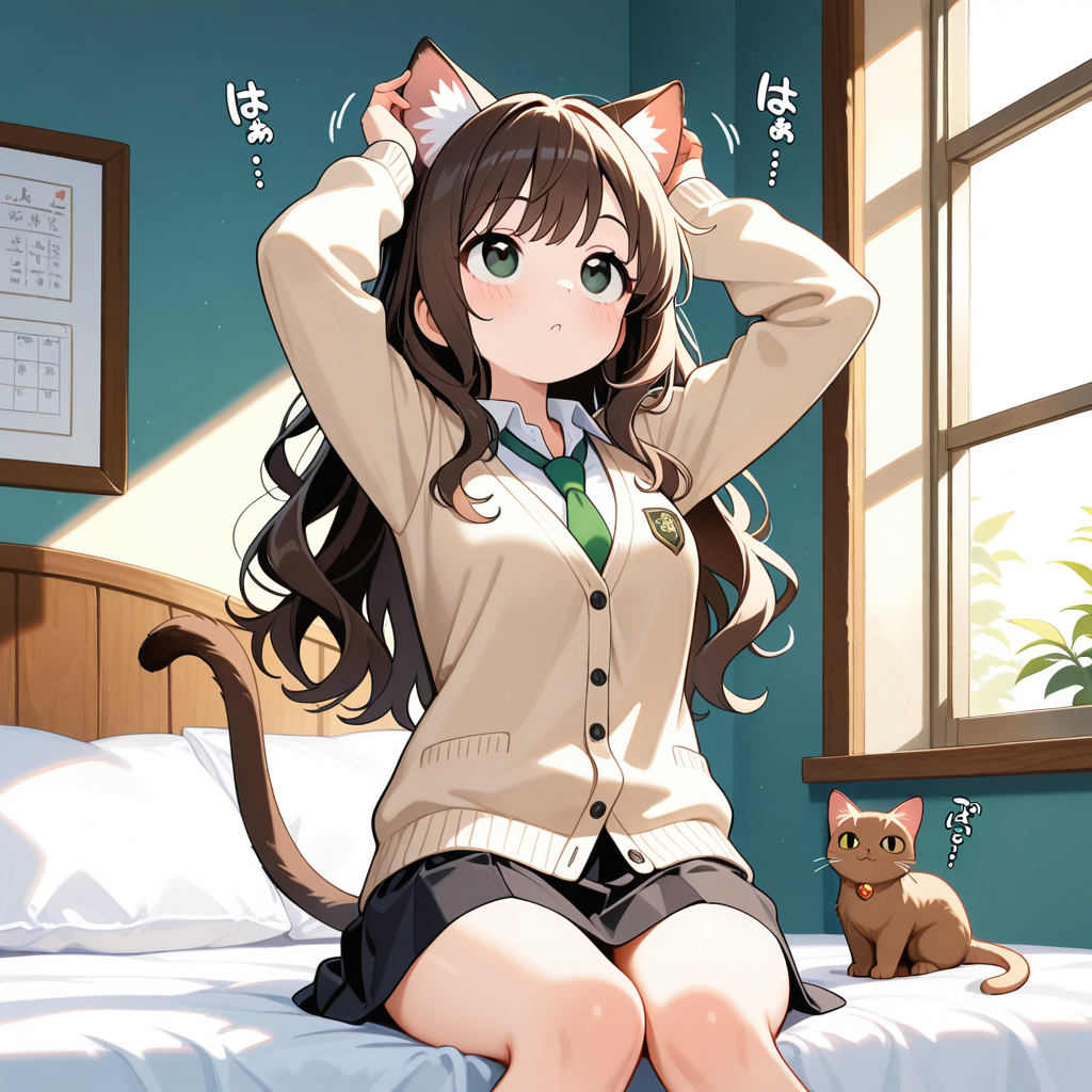 ねこちゃんになってしまった吉城寺冴ちゃん