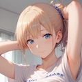Tシャツからポロリ 4枚目