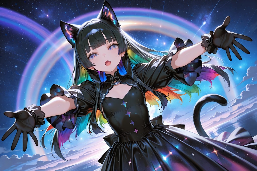 黒猫と夜明け