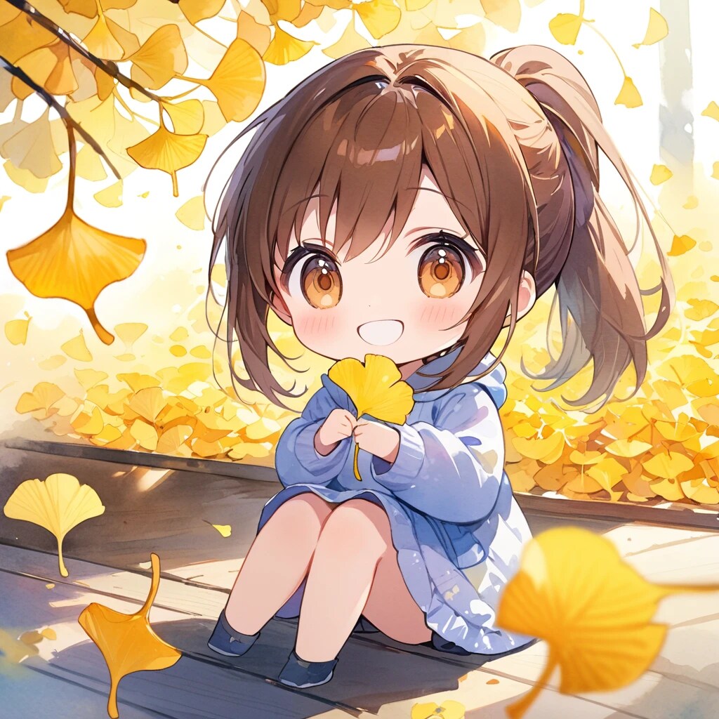 イチョウも色づいたね