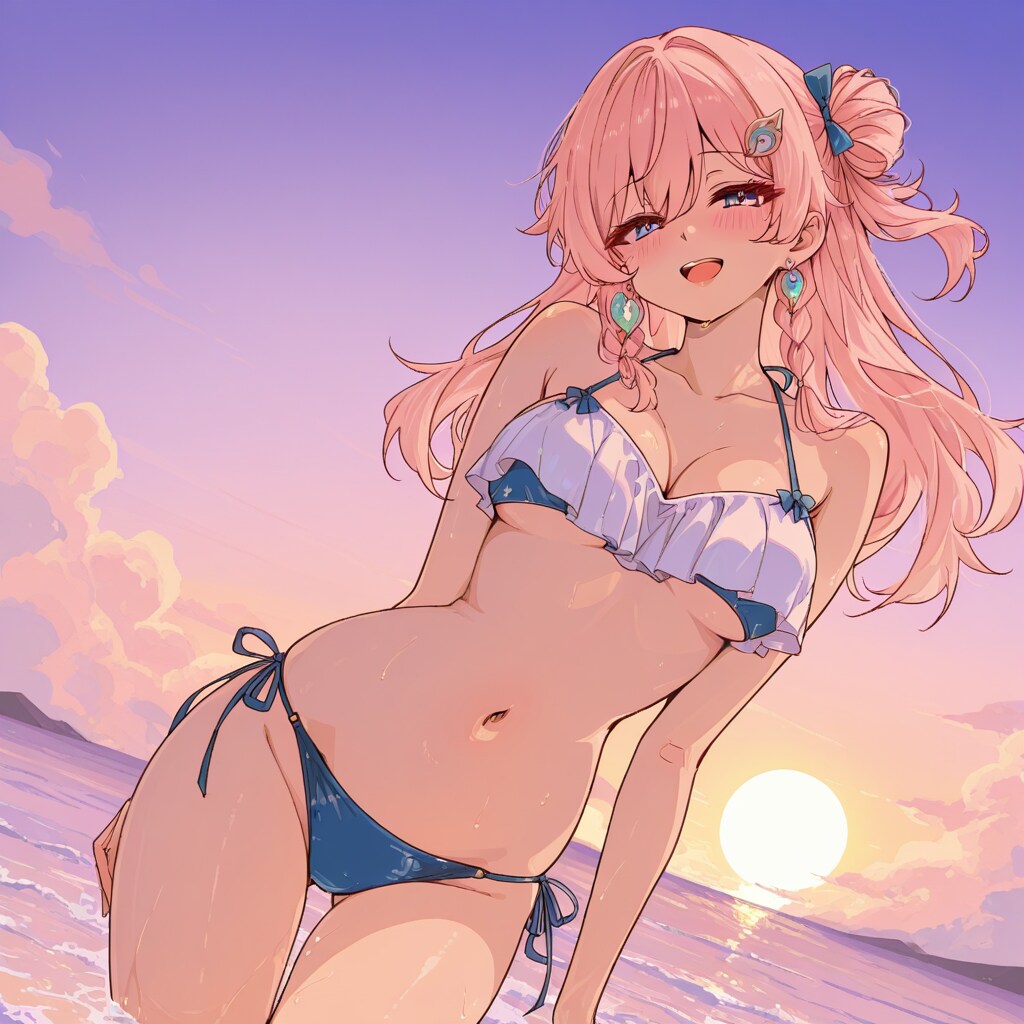 夏の夕暮れ