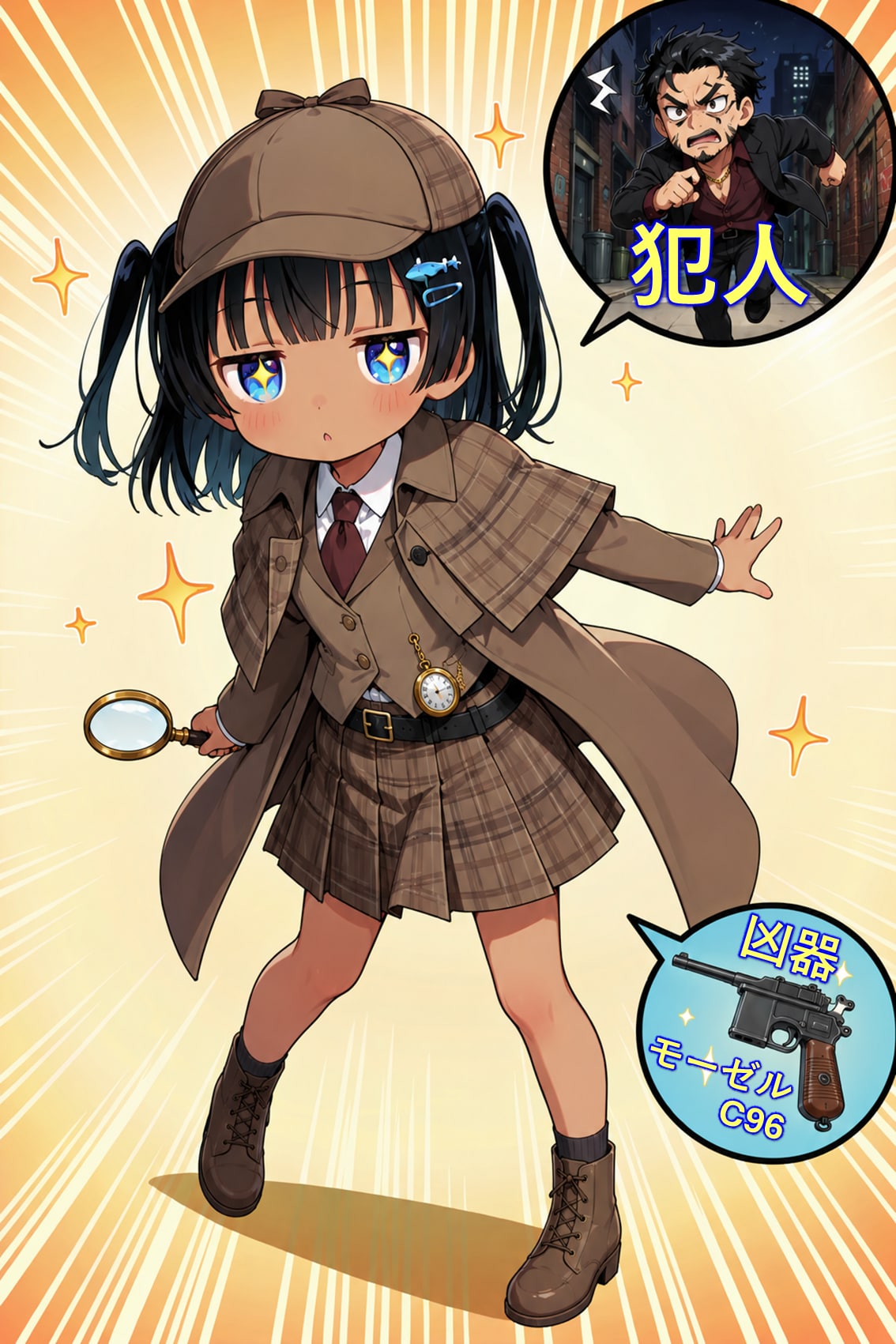 ジト目探偵こなつちゃん | の人気AIイラスト・グラビア
