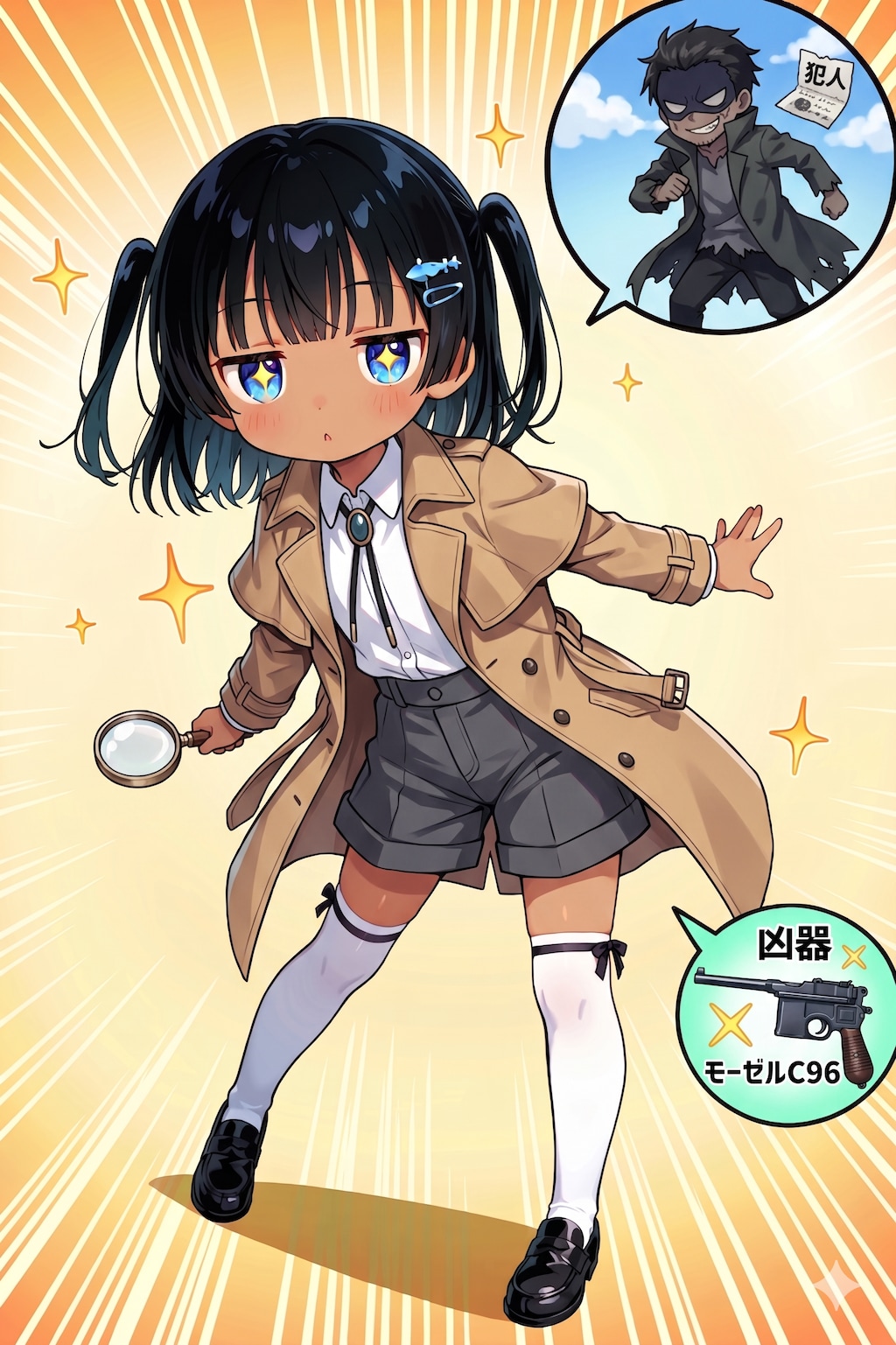 ジト目探偵こなつちゃん
