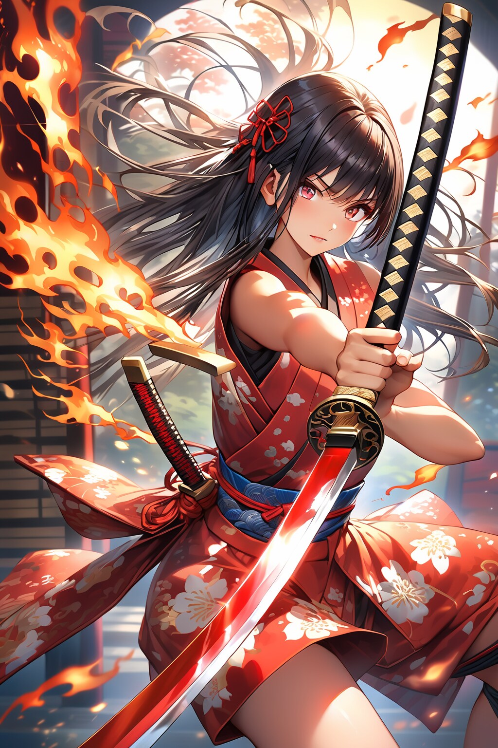 トキヒメ(炎刀装備) | の人気AIイラスト・グラビア