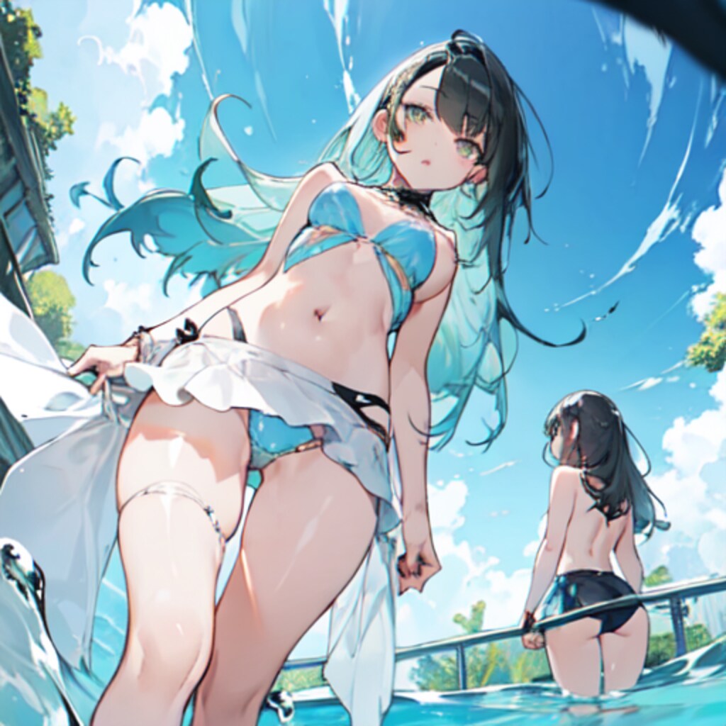 魚眼で見上げる