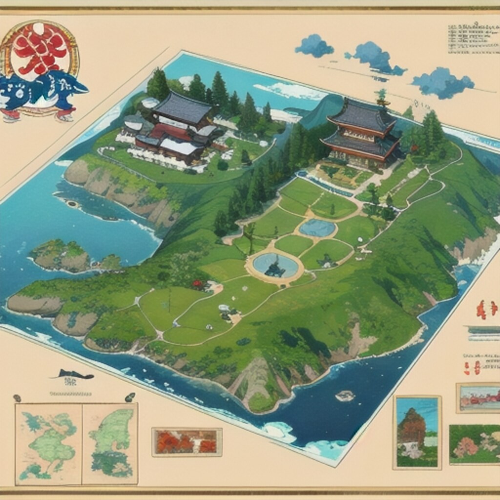 宗盛市観光地図