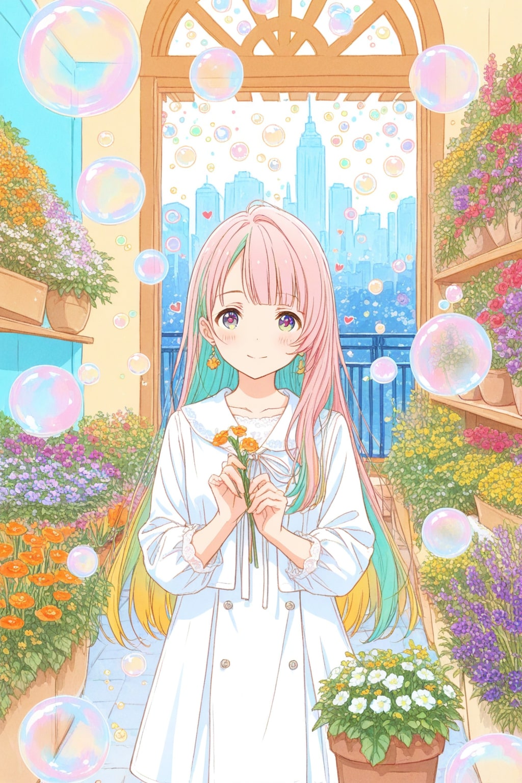 大きなお庭が欲しい少女