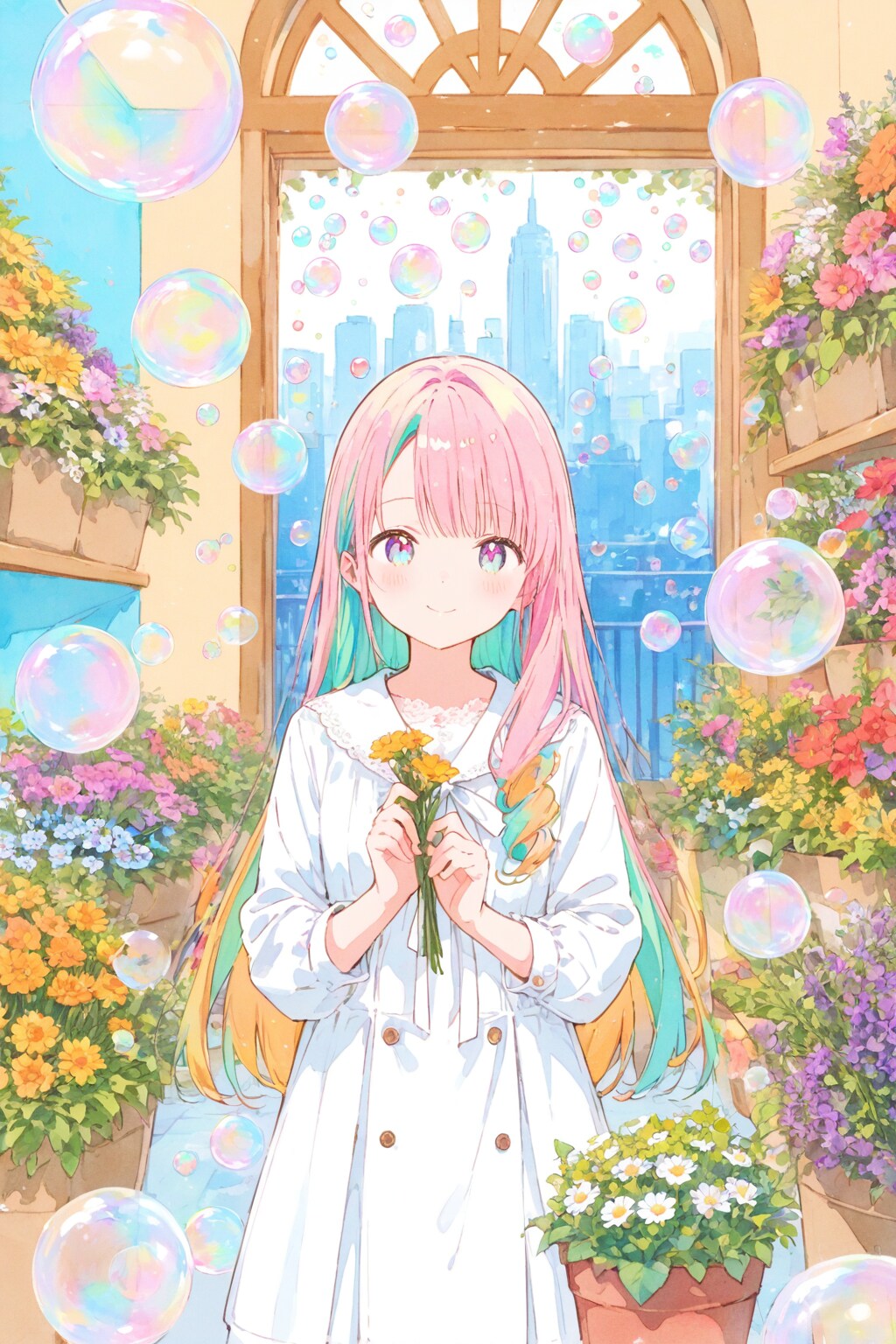 大きなお庭が欲しい少女