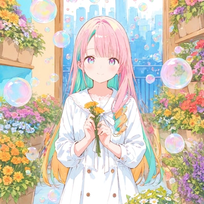 大きなお庭が欲しい少女
