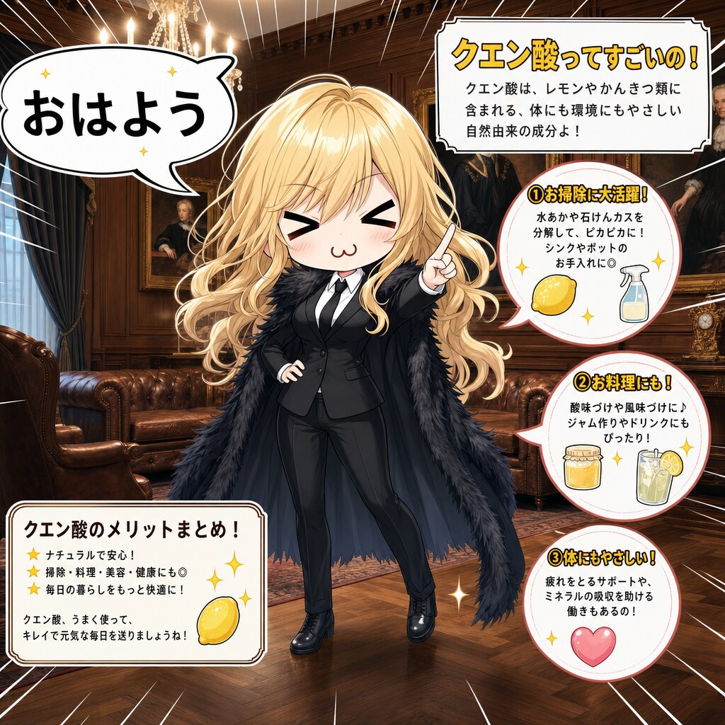 クエン酸解説とエリザベス | の人気AIイラスト・グラビア