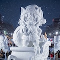 ミミサンタ、雪像と化す 5枚目