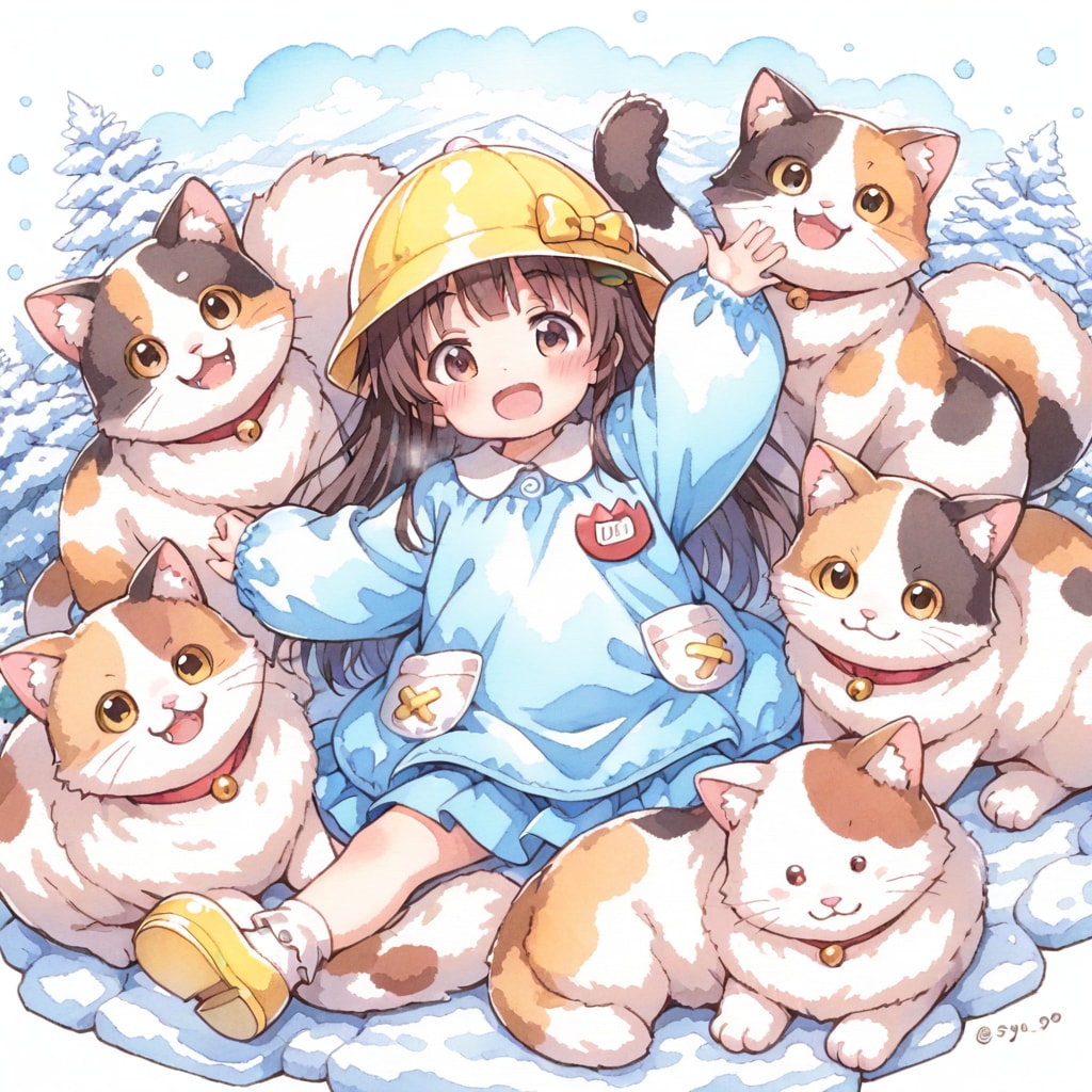 みんなといっしょ　ちちぷいようちえん | の人気AIイラスト・グラビア