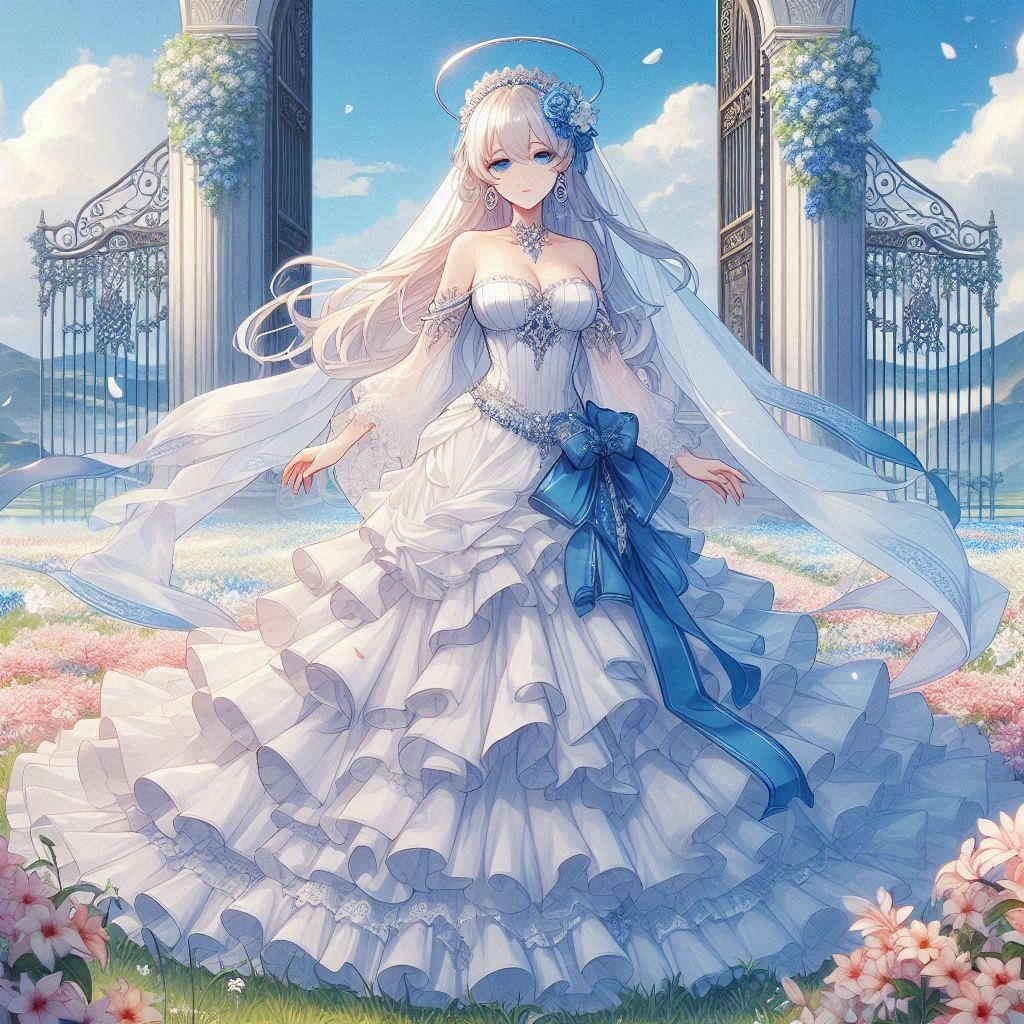 天界の門と女神様