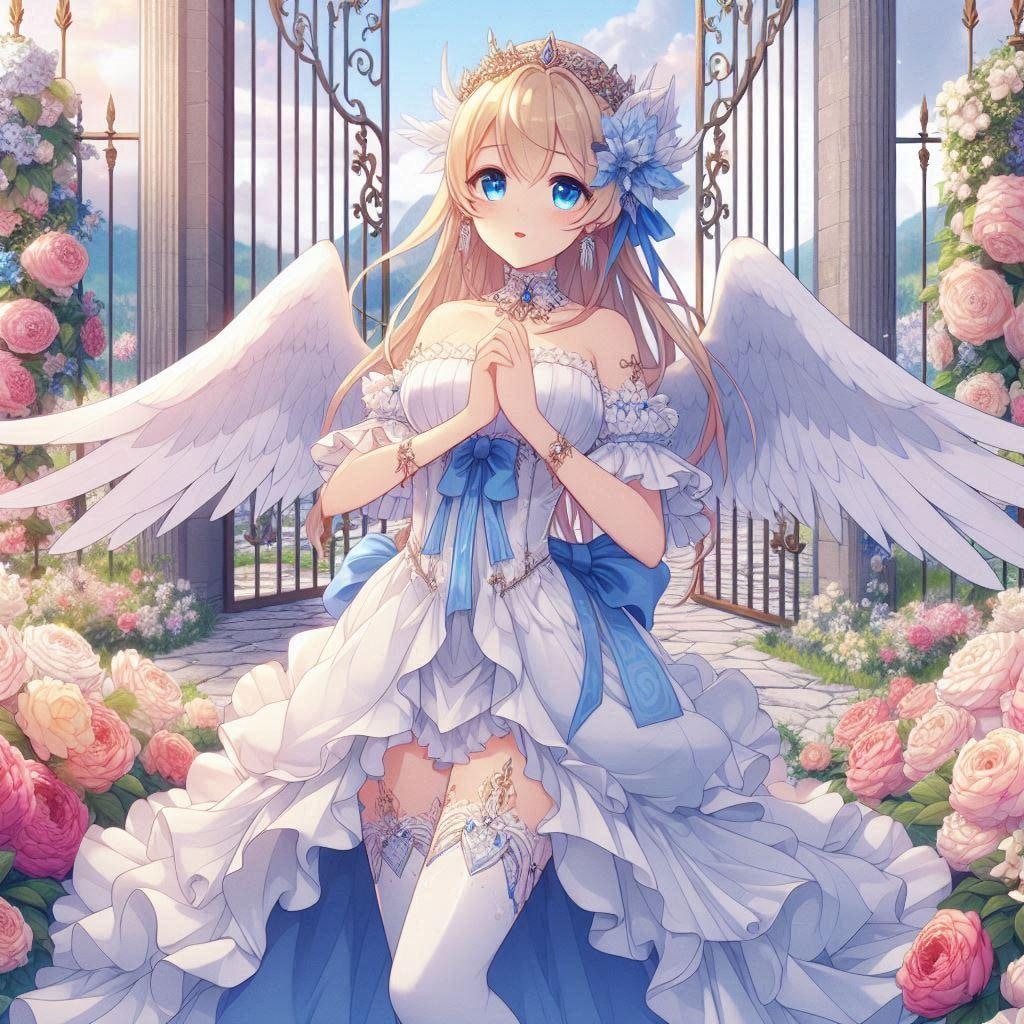 天界の門と女神様