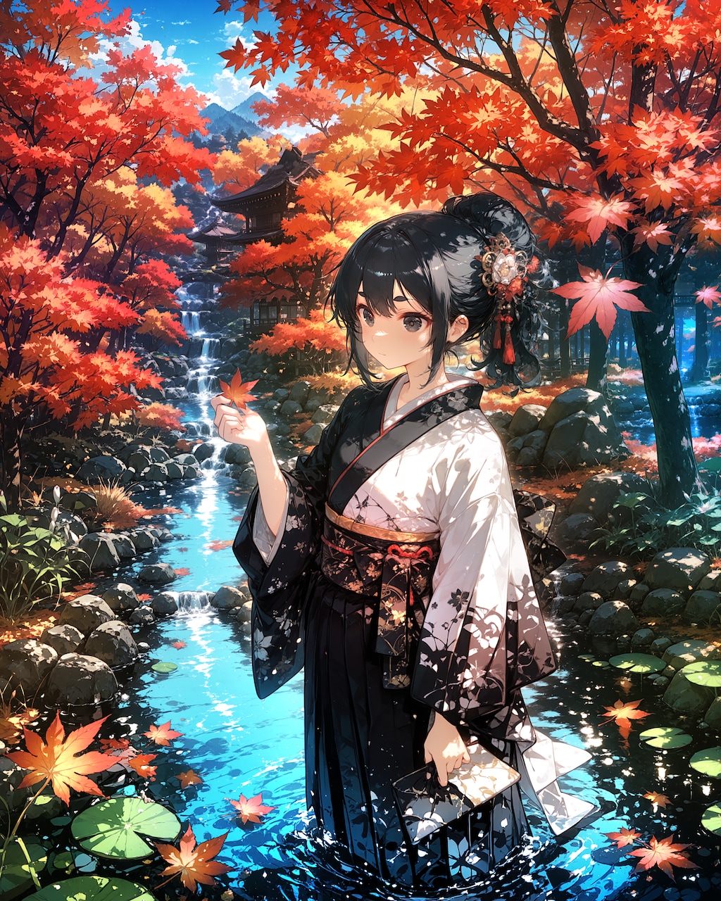 心も、この紅葉のように、赤く染まれたなら。