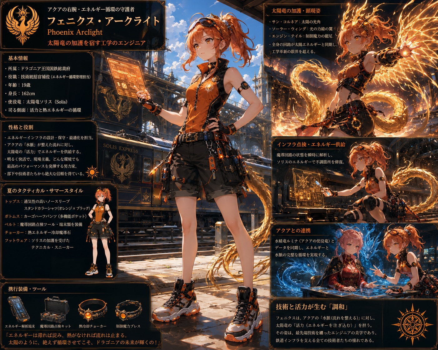 🛡️【夏のコーディネート】フェニクス・アークライト (Phoenix Arclight)