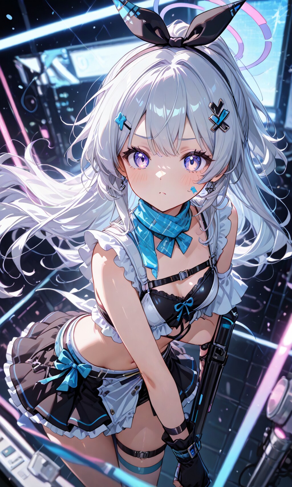 銀髪の少女