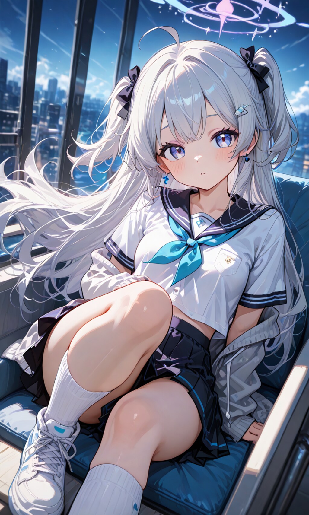 銀髪の少女