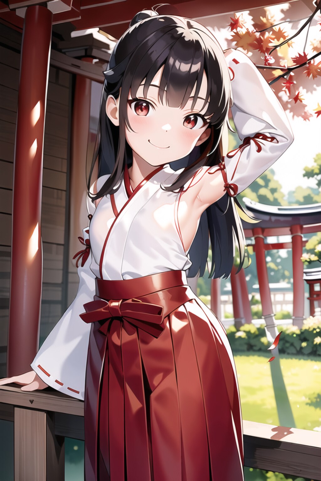 メスガキ腋巫女