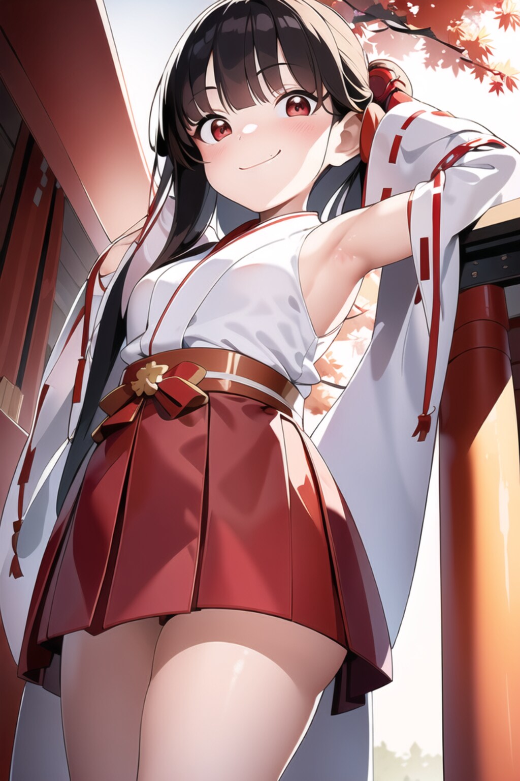メスガキ腋巫女
