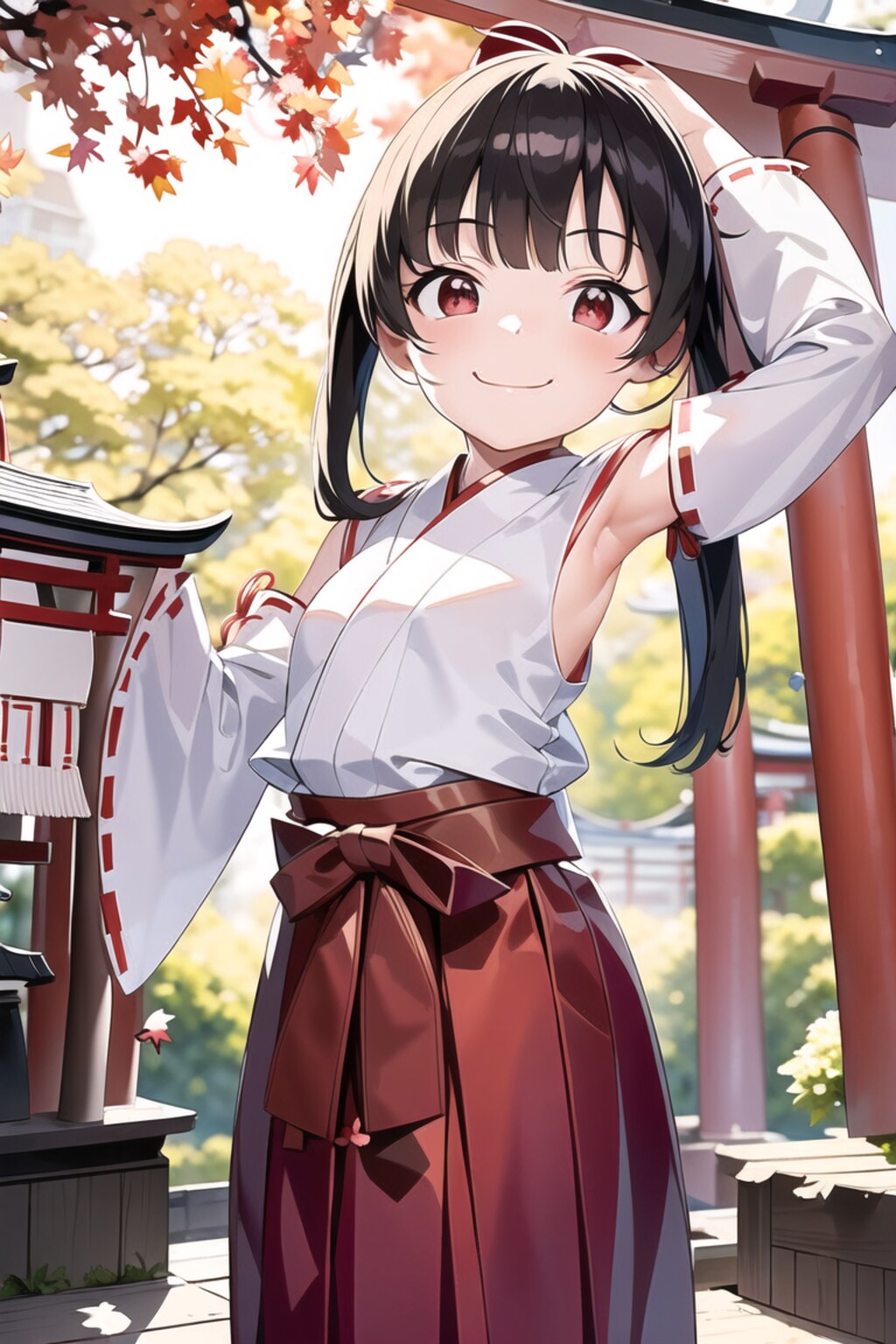 メスガキ腋巫女